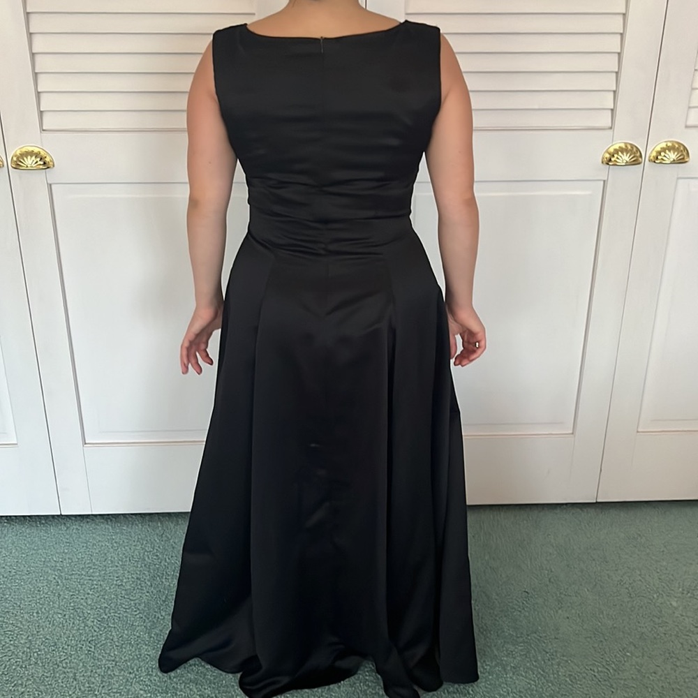 Rivar’s Black Concert Choir Dress, A-line Ball-Gown - Picture 2 of 8